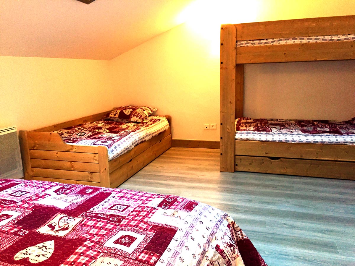 chambre familialle du chalet de valmorel