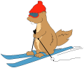 logo du chalet une marmotte